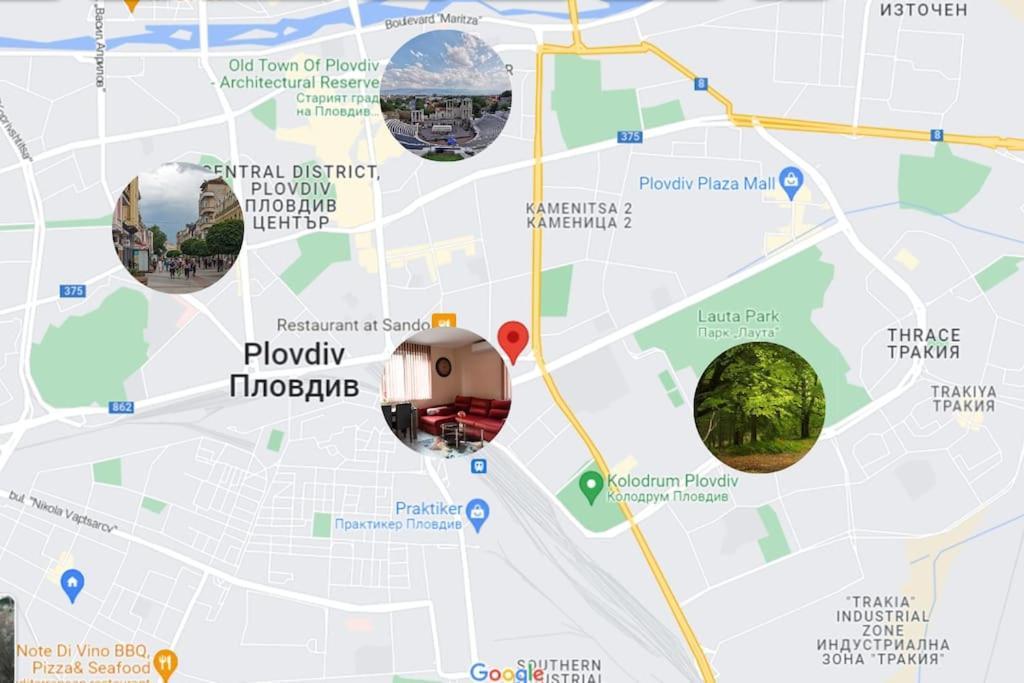 Modern & Bright 1Bd Apartment Near Main Square Plowdiw Exterior foto